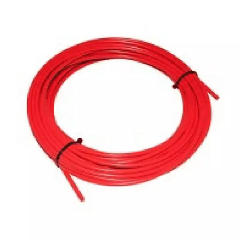 ELVEDES 10m Gaine de frein Red avec liner diamètre 5,0mm