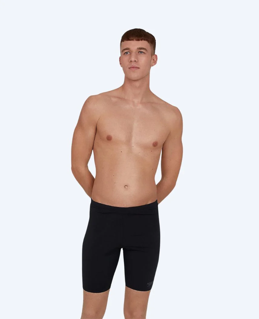 Speedo lange badebukser til mænd - Essential Endurance - Sort/grå