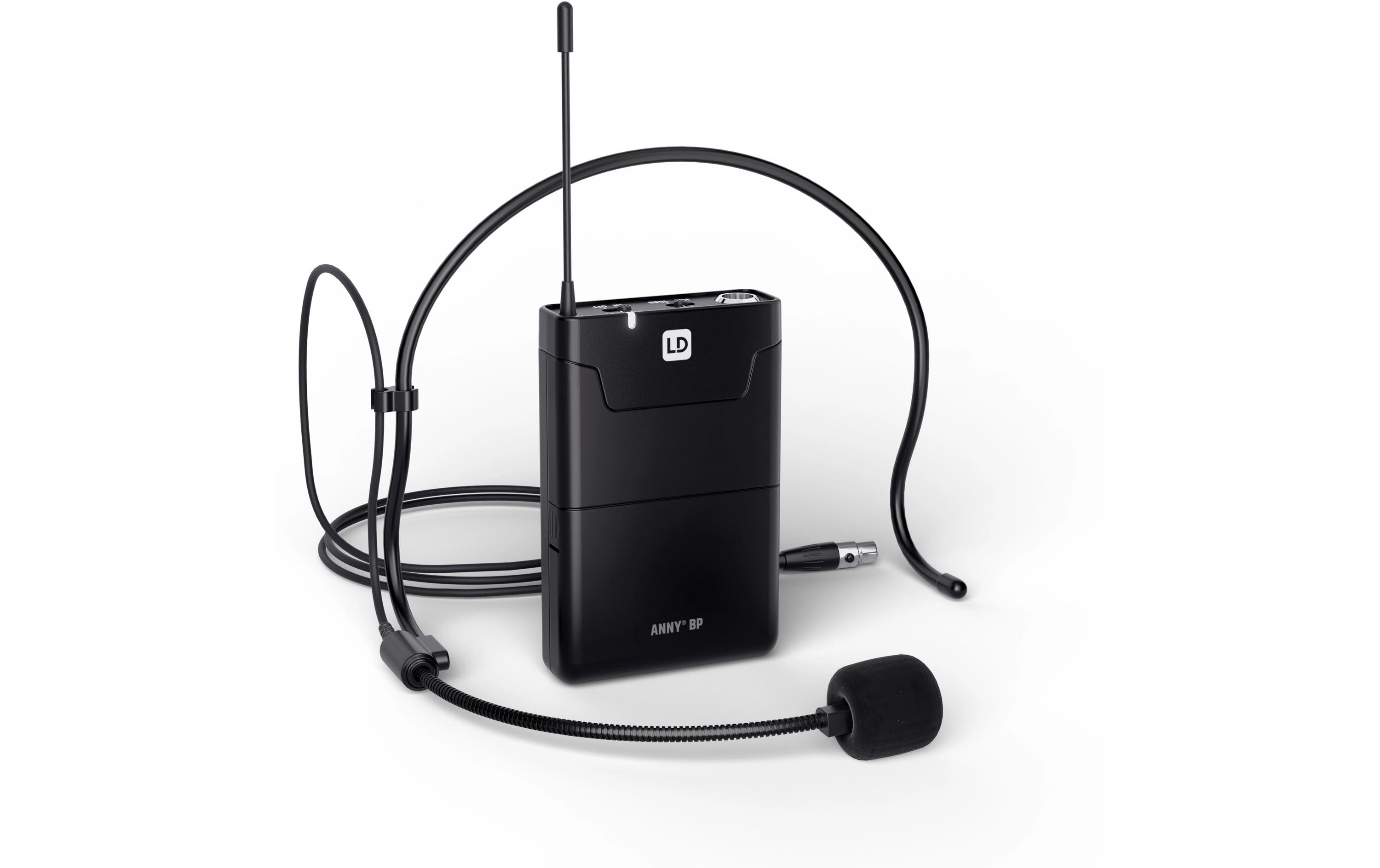 PA-System Anny 8 BPH B5 Schwarz<br>Tragbarer Bluetooth PA-System mit Headset-Mikrofon