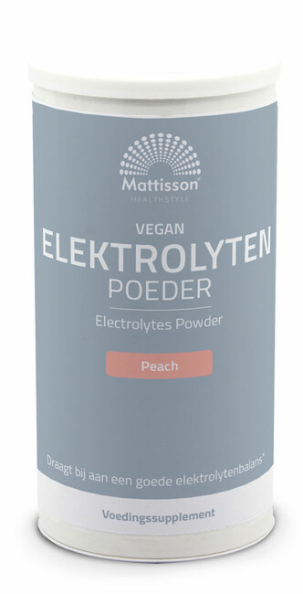 Mattisson Elektrolyten poeder perzik 300G