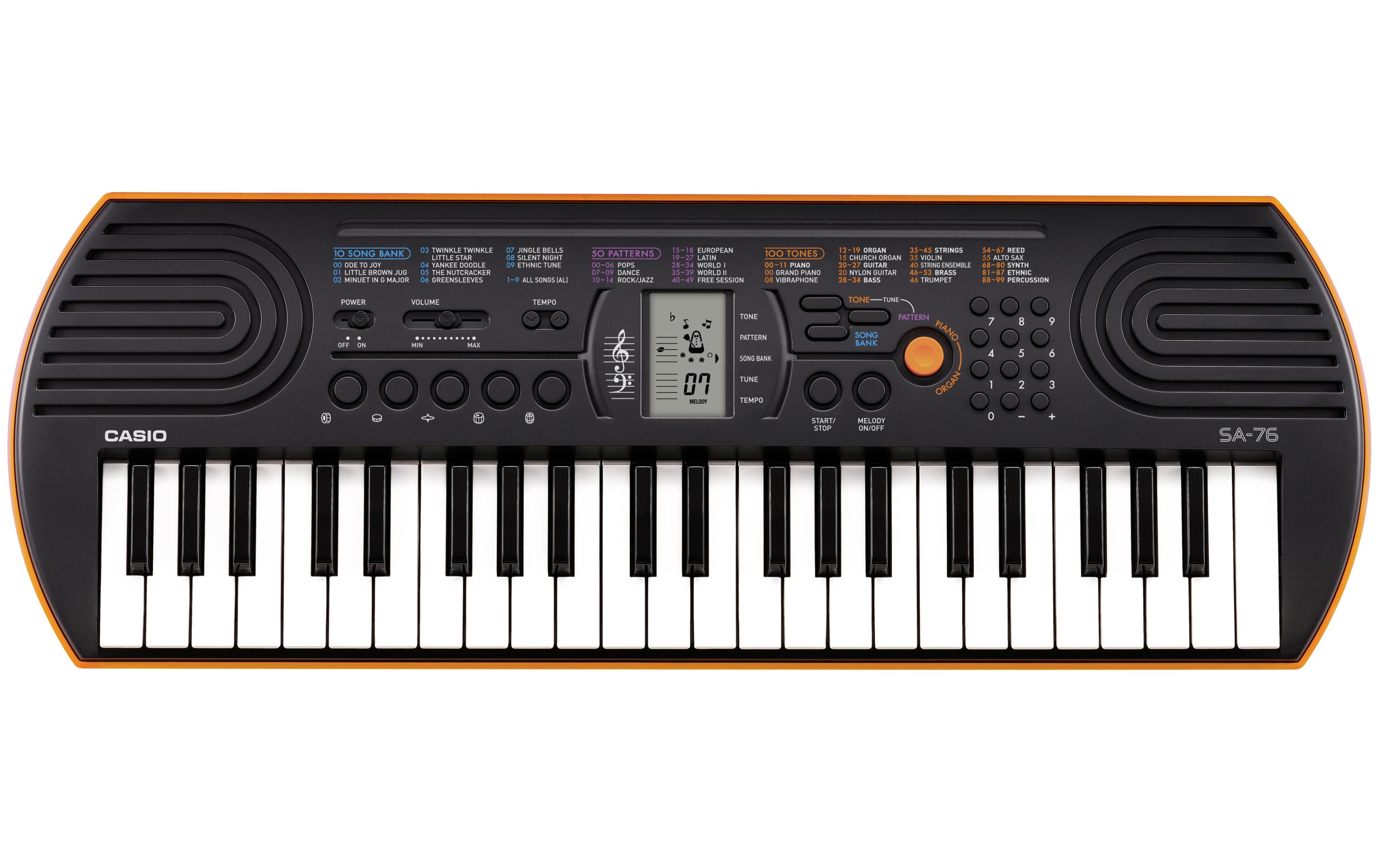Mini Keyboard SA-76Fürs kreative Kinderzimmer