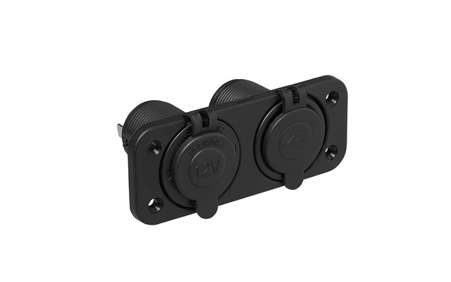 ProPlus Einbau Kit - Doppelsteckdose und USB
