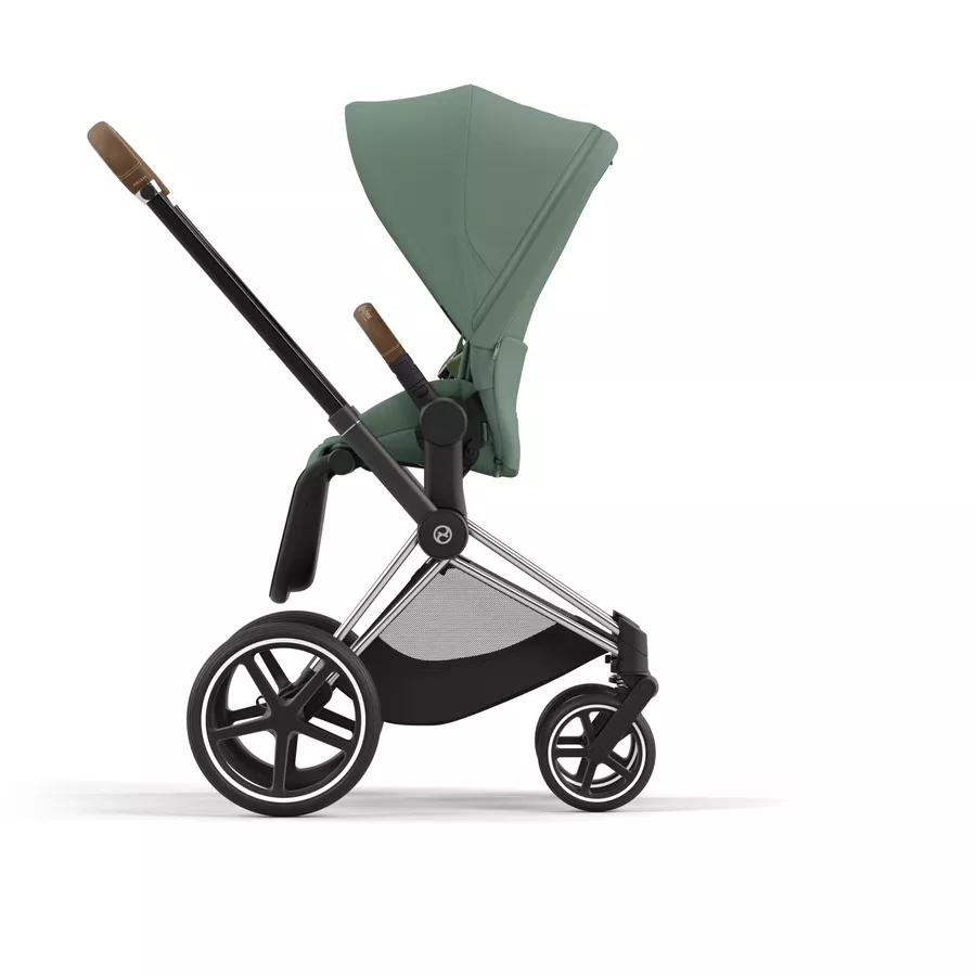 cybex PLATINUM Kombikinderwagen New Priam Chrome Brown Peach Pink
