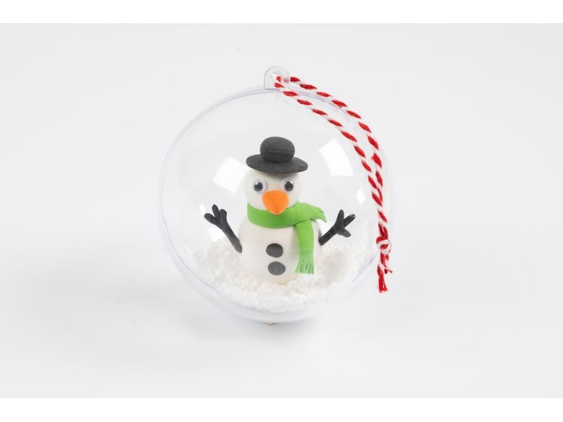 Creativ Company Bastelset Weihnachtskugeln Modellieren Individuell gestaltete Kugeln für den Weihnachtsbaum