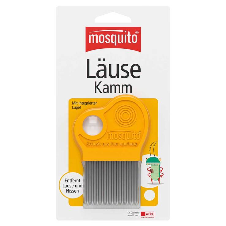 mosquito® Läusekamm aus Metall mit Lupe, 1 St