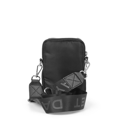 DAY ET RE-Z Logo Band Compact Mini Crossbody Taske, Black