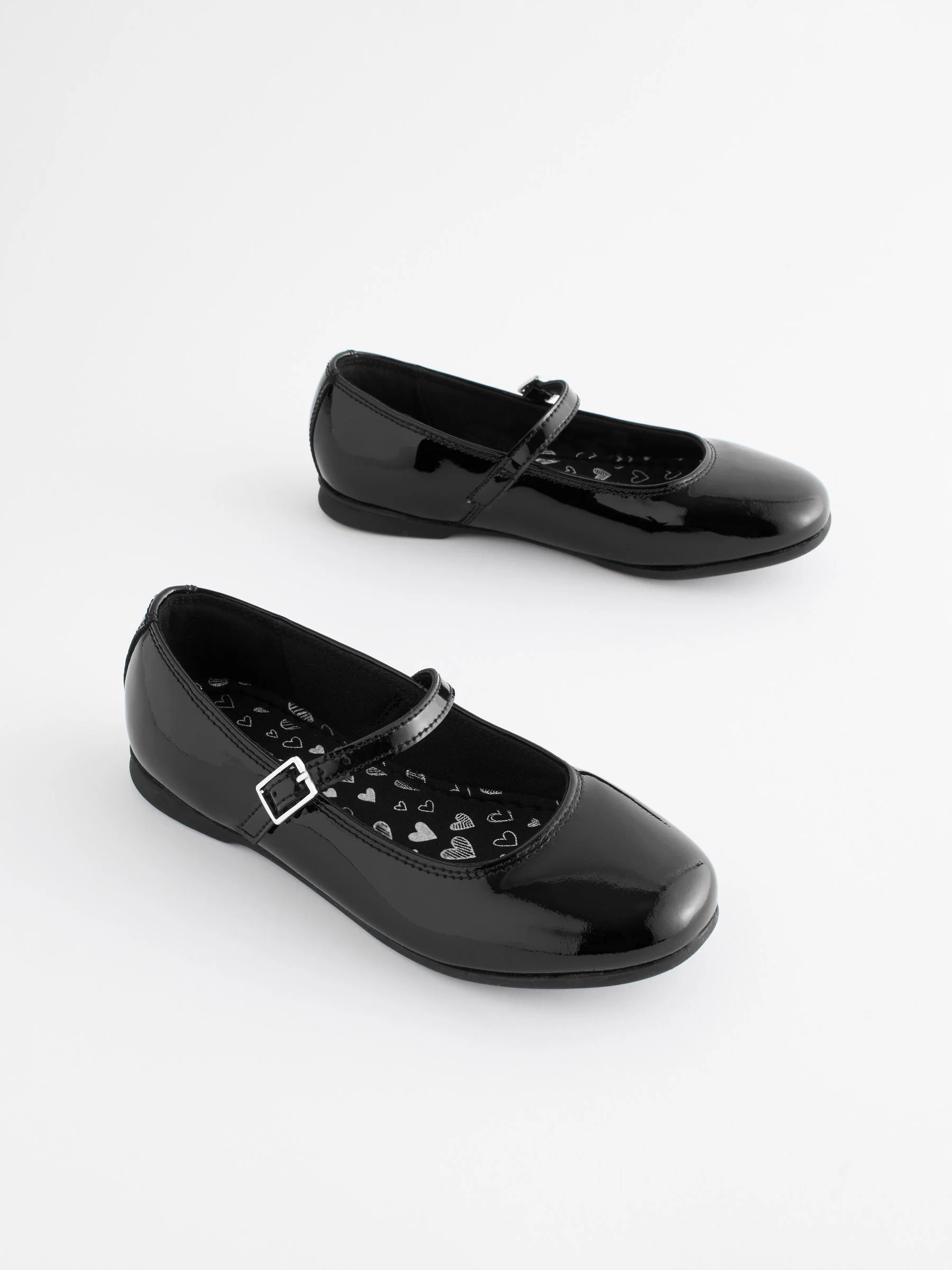 Zwart lak - Leren Mary Jane-schoolschoenen