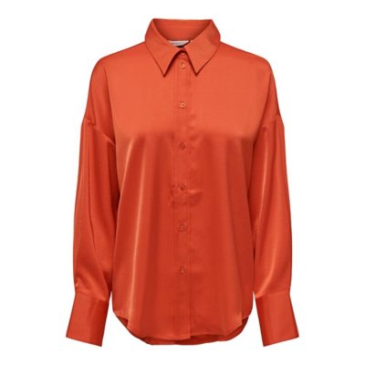 Chemise à manches longues femme Onlmarta Oversize Satin Wv ONLY