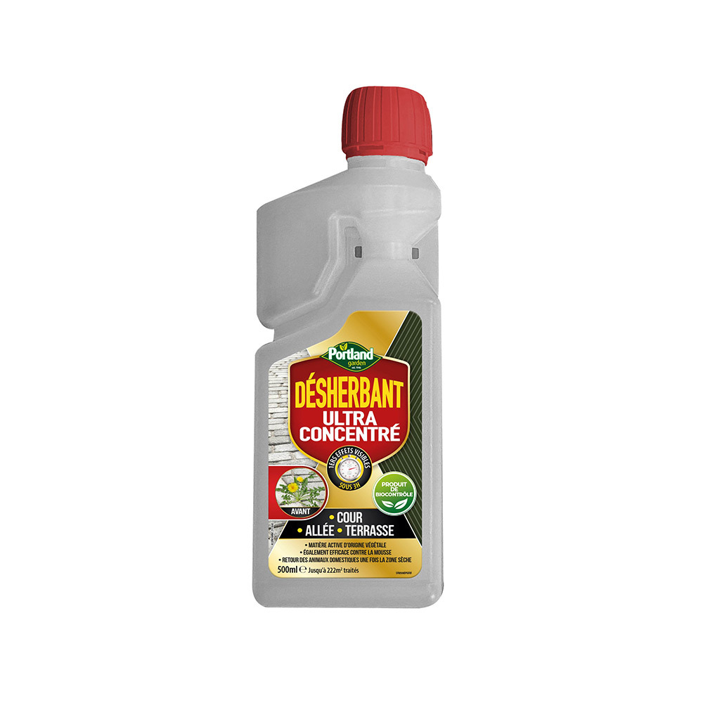Désherbant biocontrôle cours - allées - terrasses 500ml