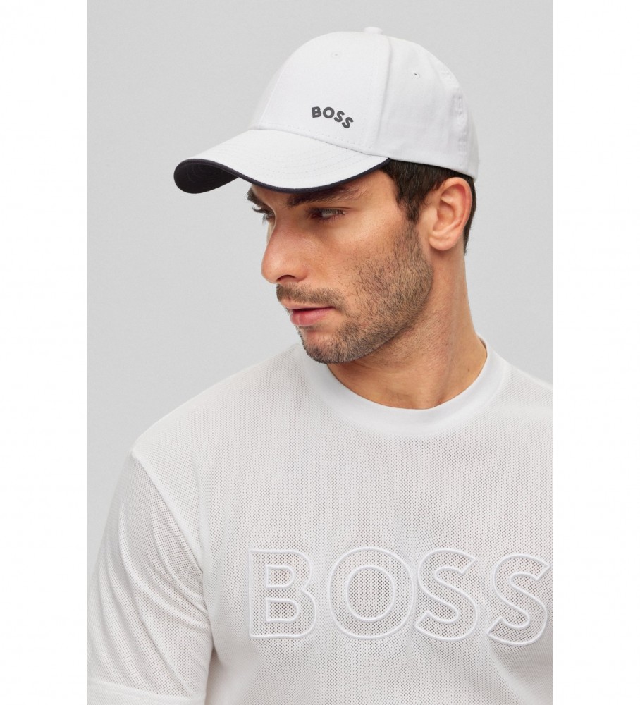 Boné BOSS Bold Curvo Branco
