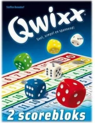 White Goblin Games - Qwixx 2 Scorebloks - Bordspel - Wit