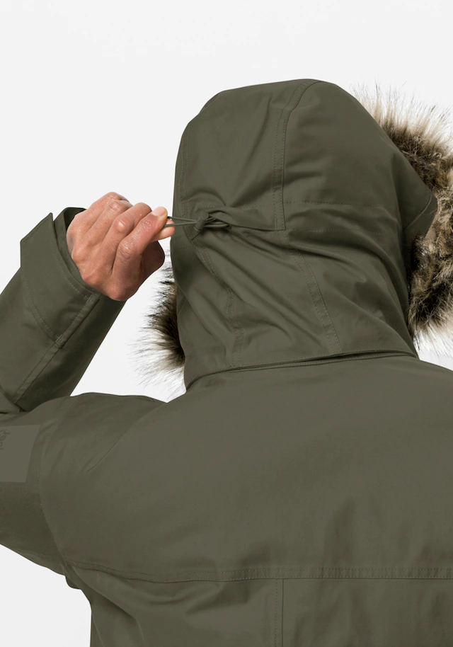 Jack Wolfskin Funktionsparka »WINTERFROST DOWN PARKA M« mit Kapuze