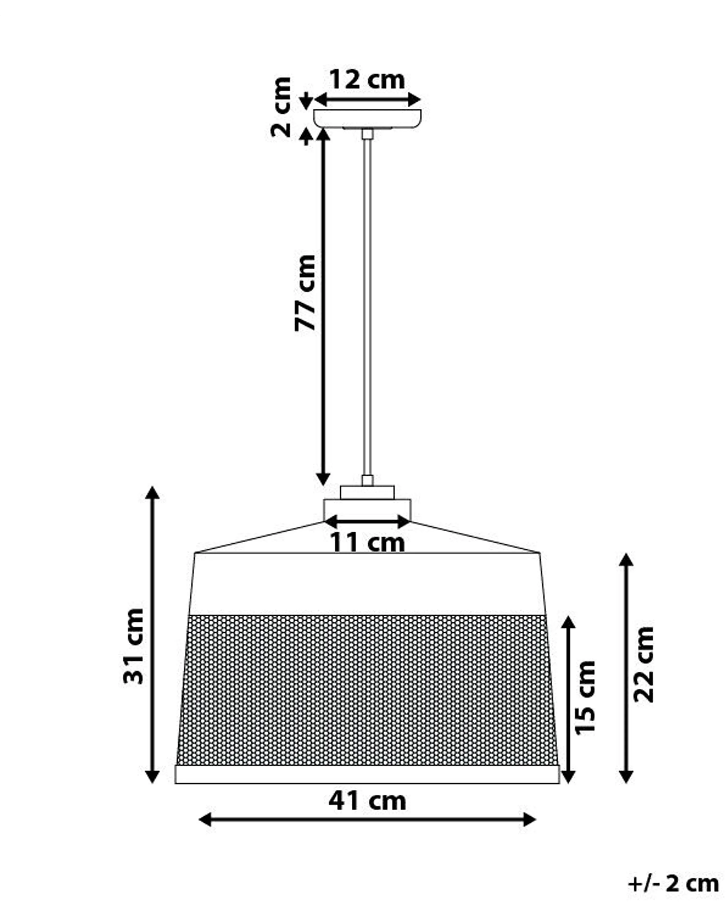 Hanglamp CARDENER Metaal Zwart