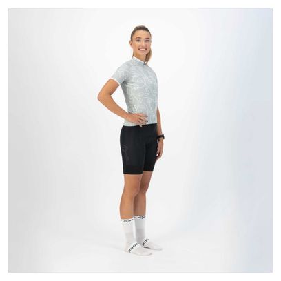 Maillot Manches Courtes Velo Rogelli Faces - Femme