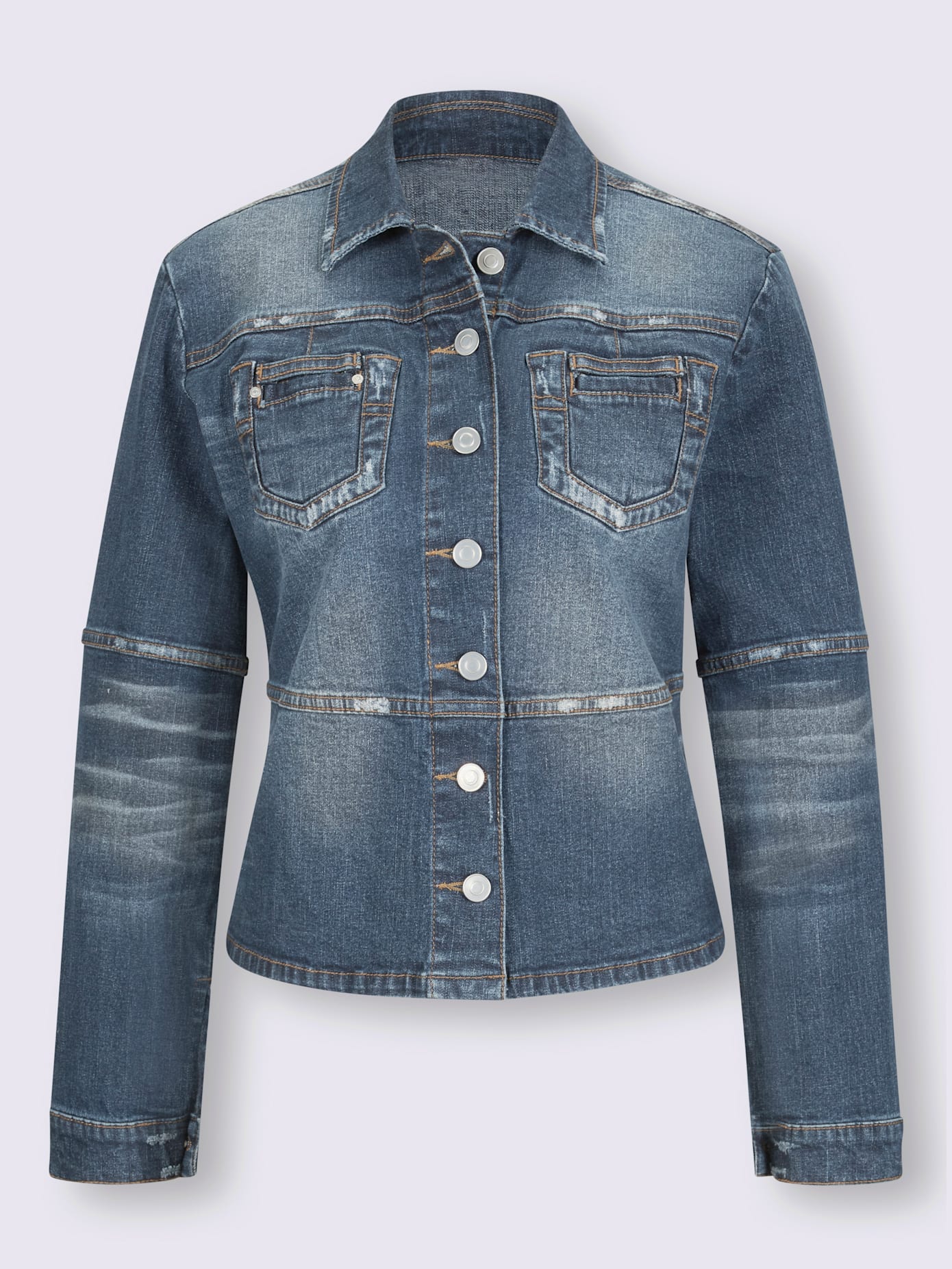 Blazer en jean facile à assortir pour la mi-saison