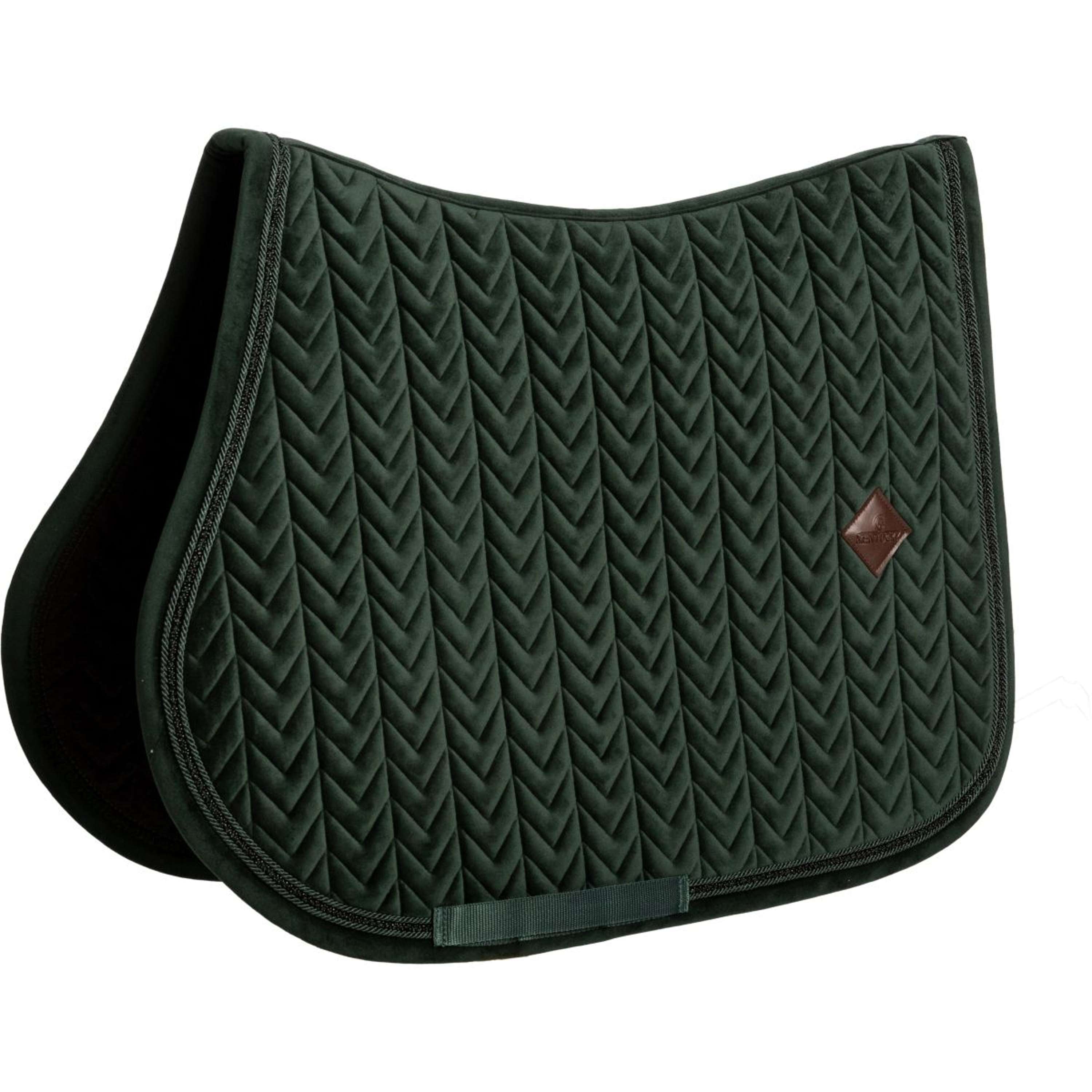 Kentucky Zadeldekje Velvet Mini Pearls Springen Pine Green