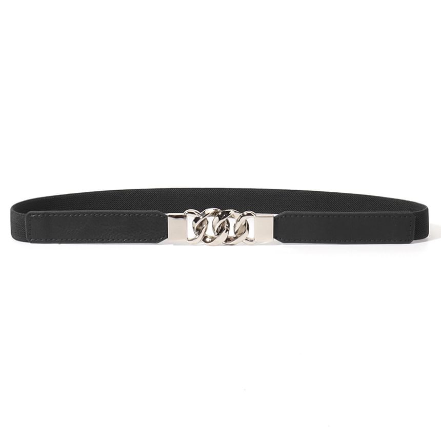 Bolgivy - Dikke elastische riem met ketting