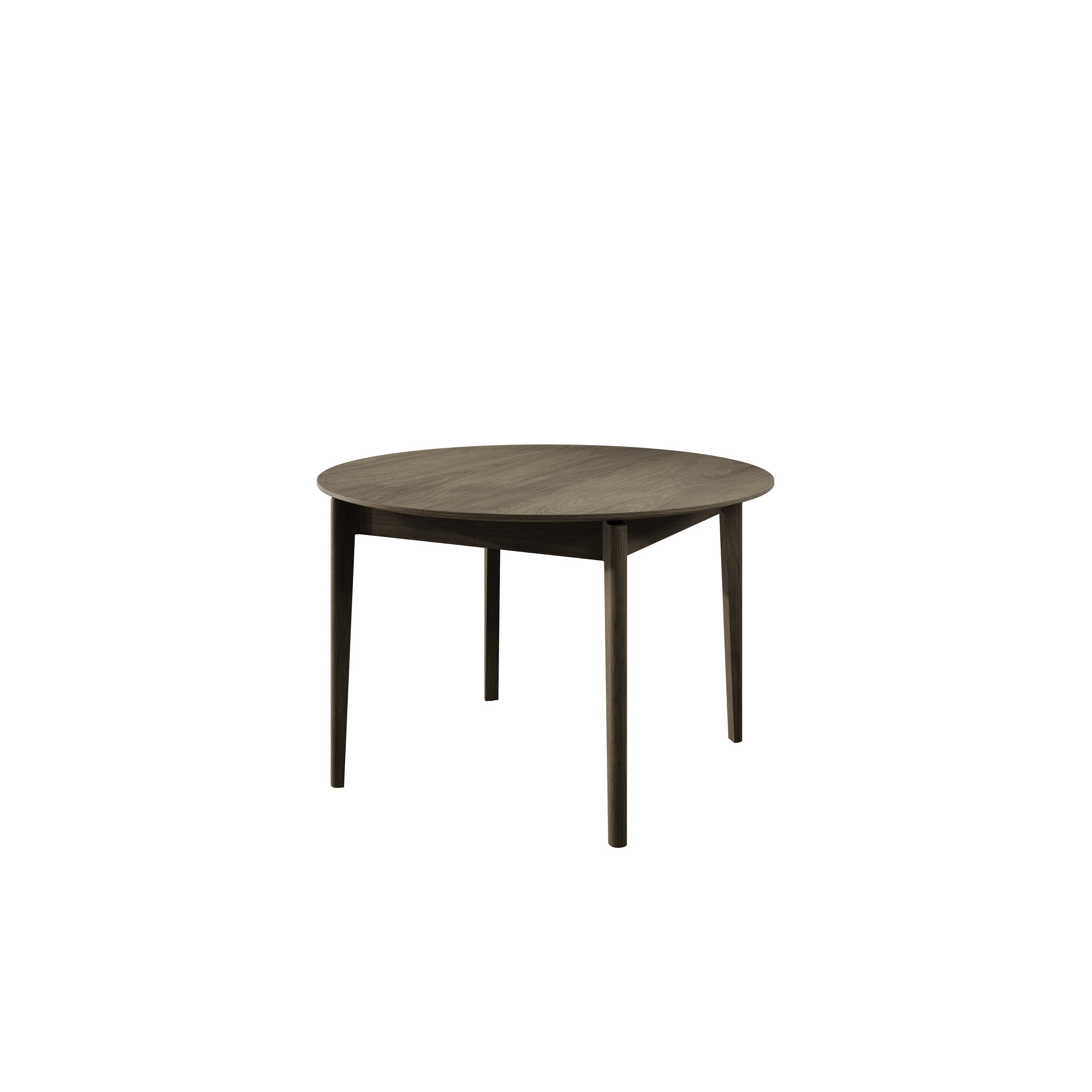 Portino - Eetkamertafel - Donker eiken - 120-240x120x77 cm