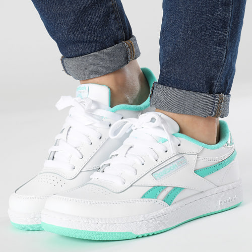 Baskets Femme Club C Revenge 100070173 Footwear White Cyber Mint Silver