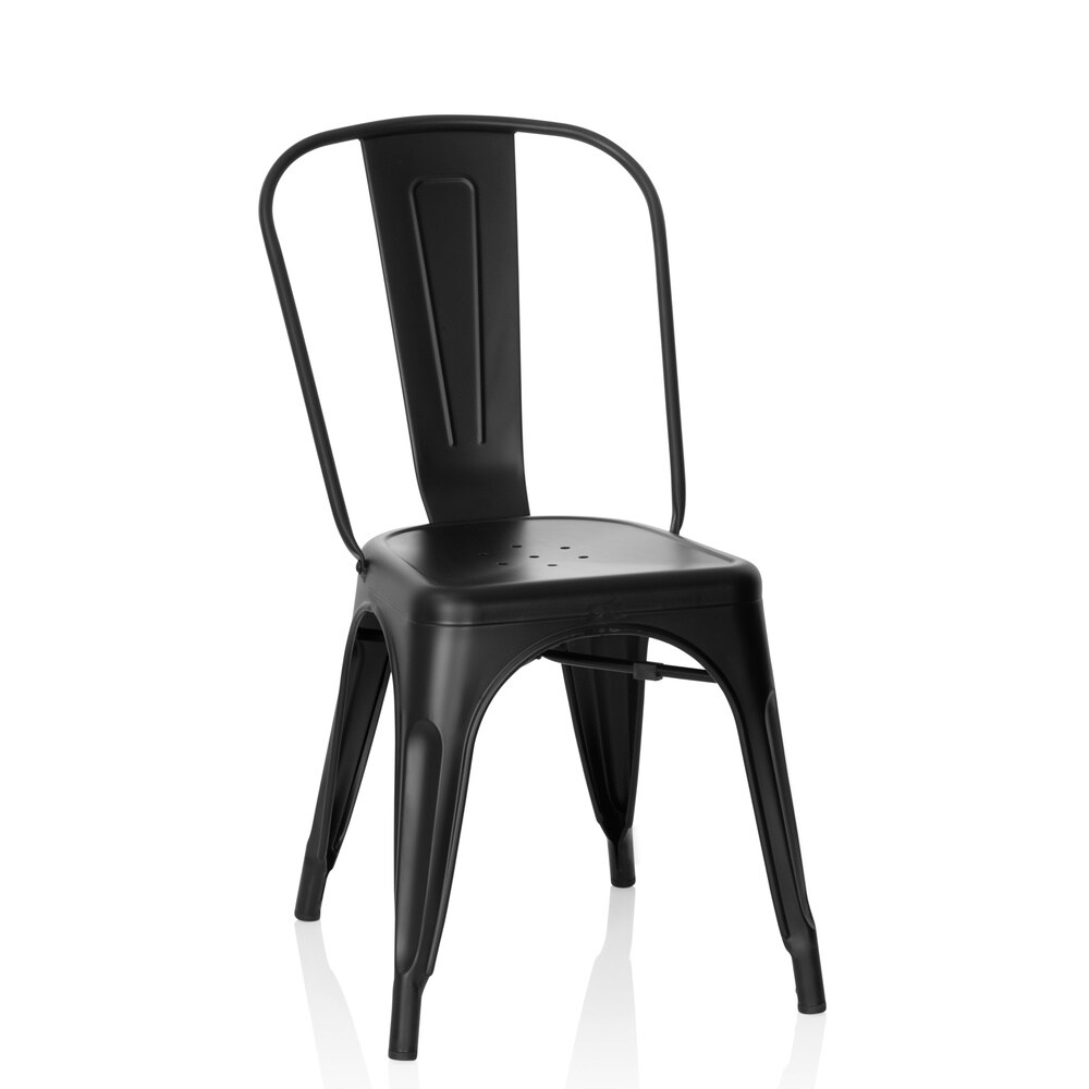Bistrostuhl VANTAGGIO BRUSH Metall ohne Armlehnen hjh OFFICE