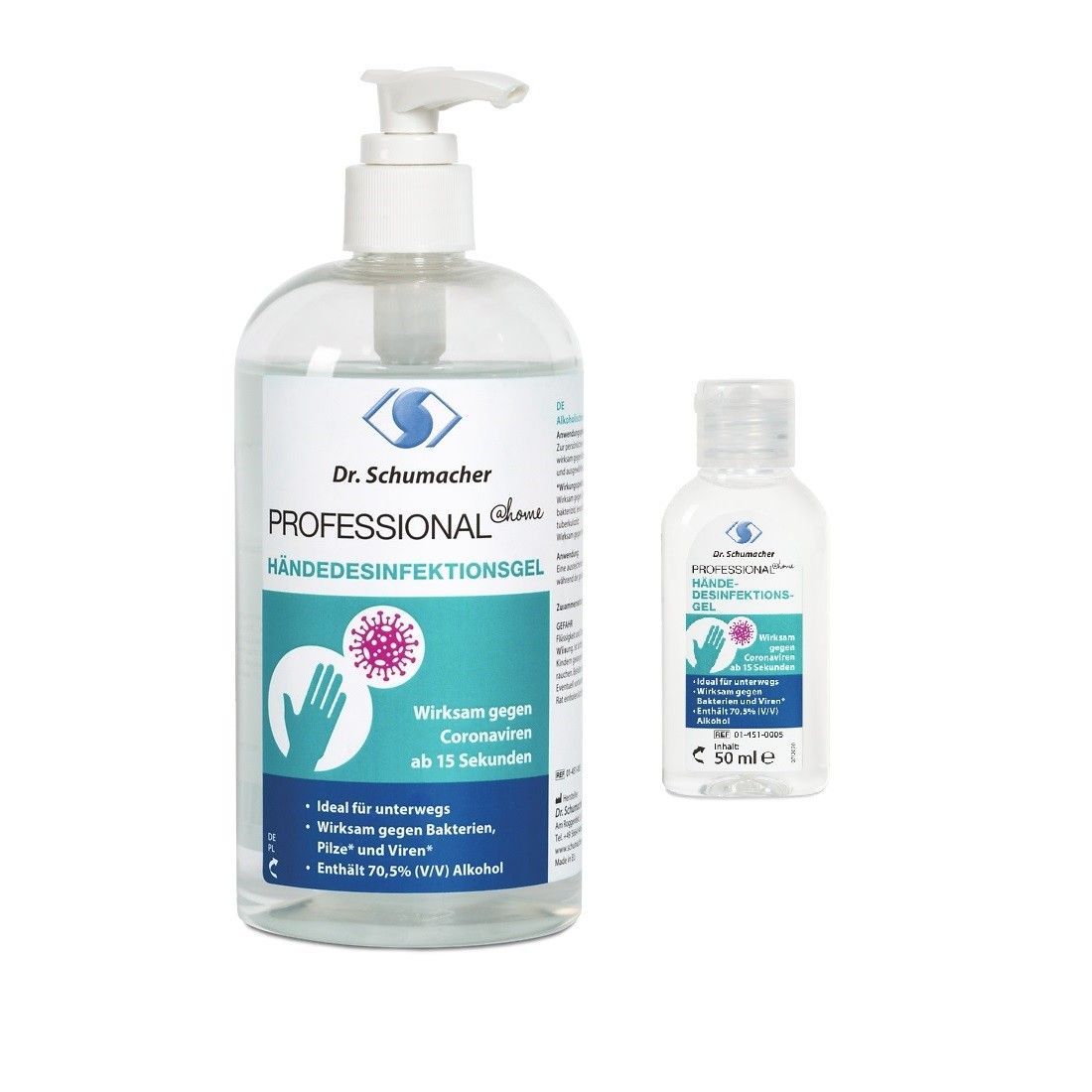 Dr. Schumacher Professional@home Hände-Desinfektions-Gel