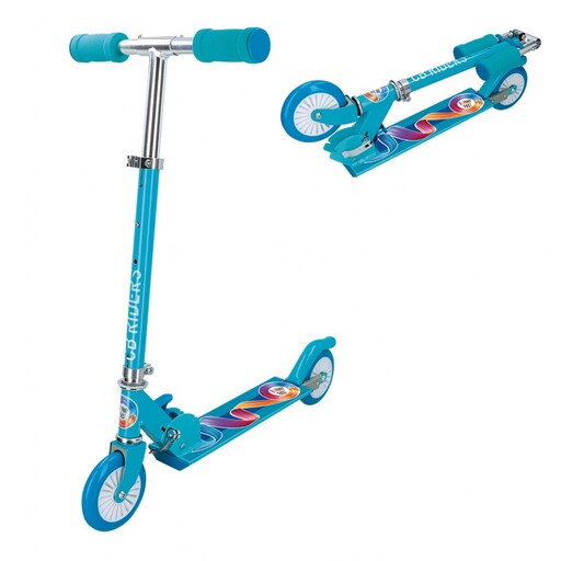 Patinete dobrável de alumínio para crianças de 3 anos, com 2 rodas e 12 cm de altura, da CB Riders.
