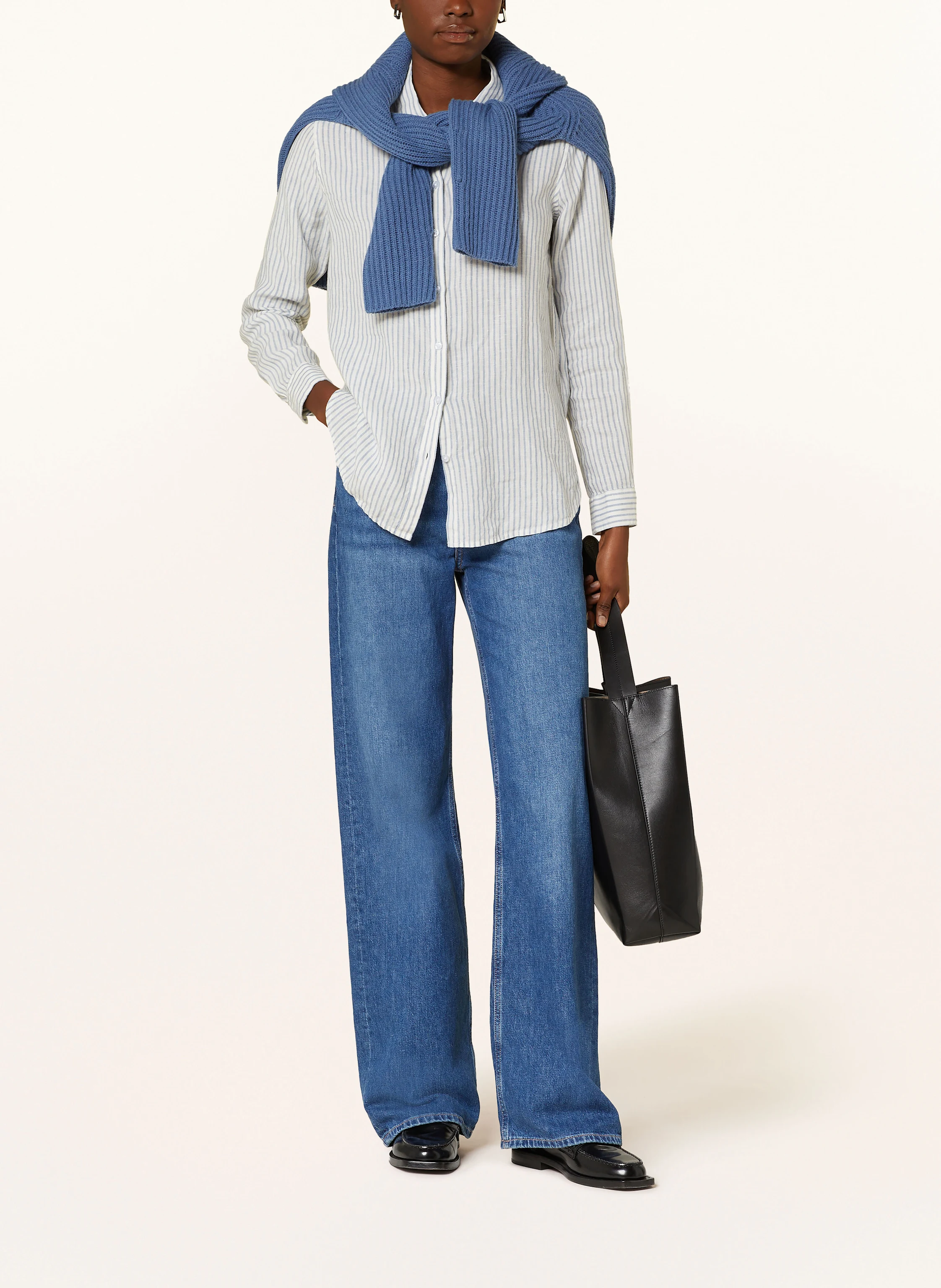 Barbour Hemdbluse MARINE aus Leinen