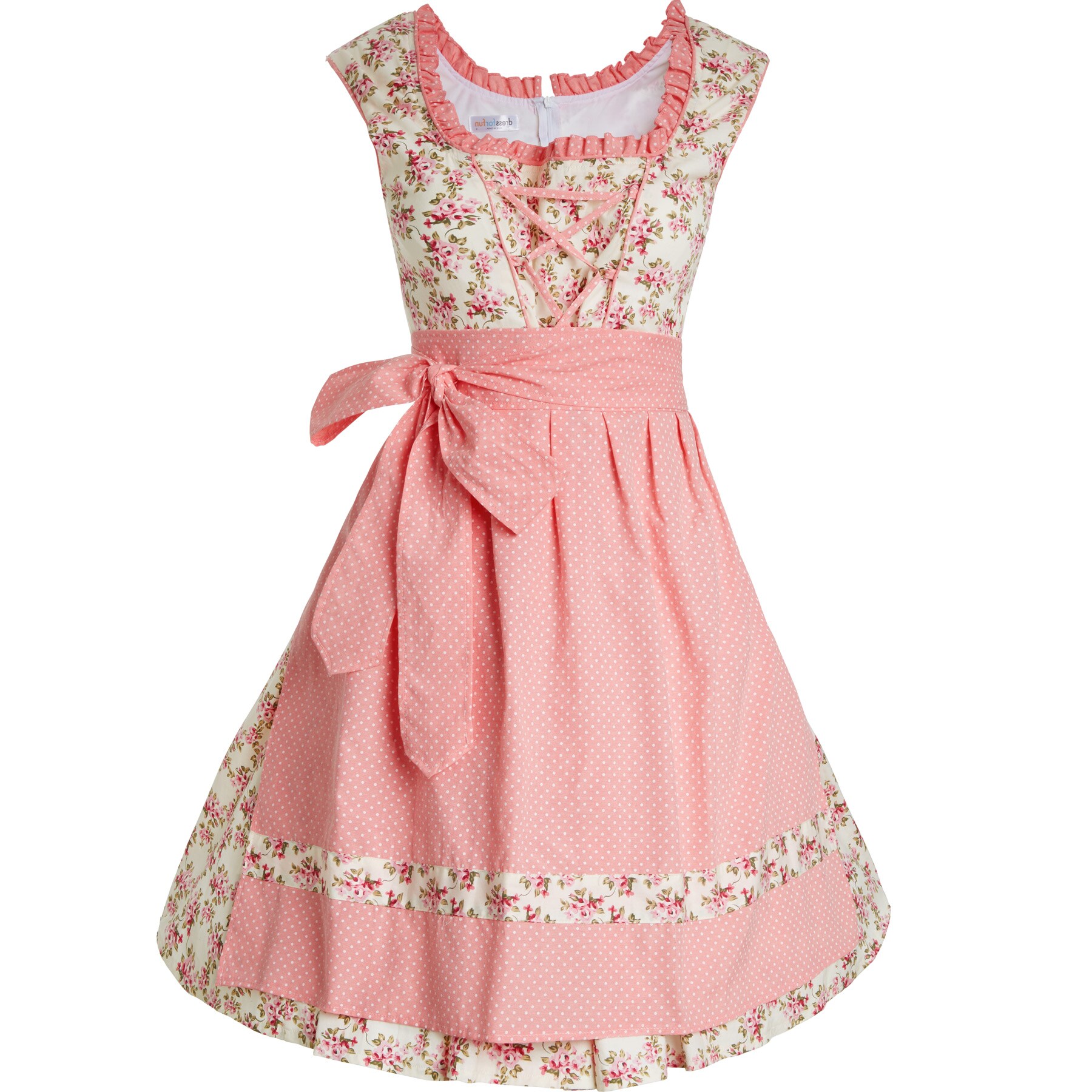 tectake® Frauenkostüm Mini-Dirndl Herrenchiemsee Modell 2