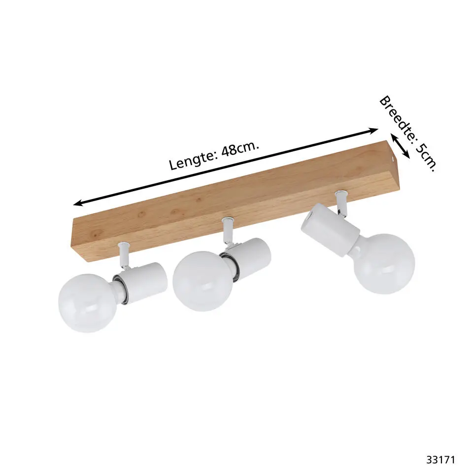 EGLOTownshend3-Plafondlamp-3-lichts-E27-eikenhout/wit