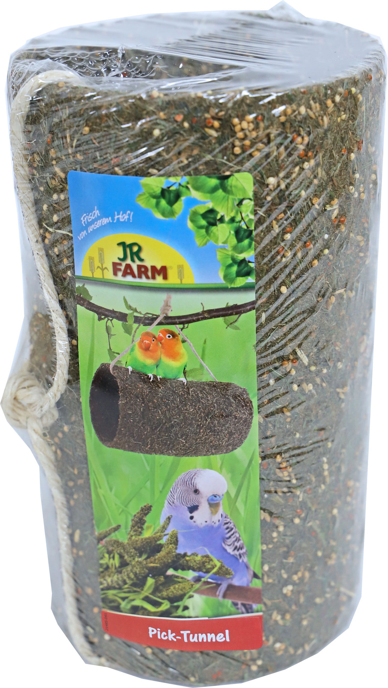 JR Farm vogelspeelgoed parkiet en kanarie pik-tunnel 380 g