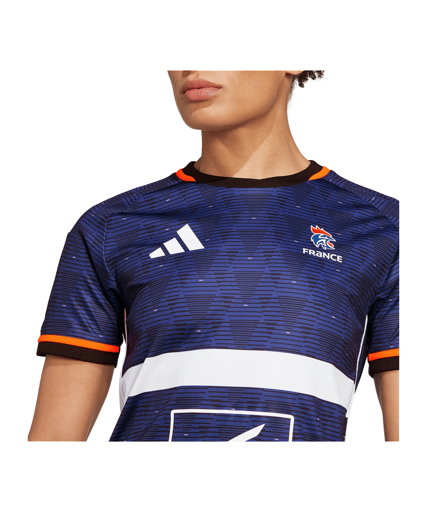 adidas Team France HB Trikot Damen Blau