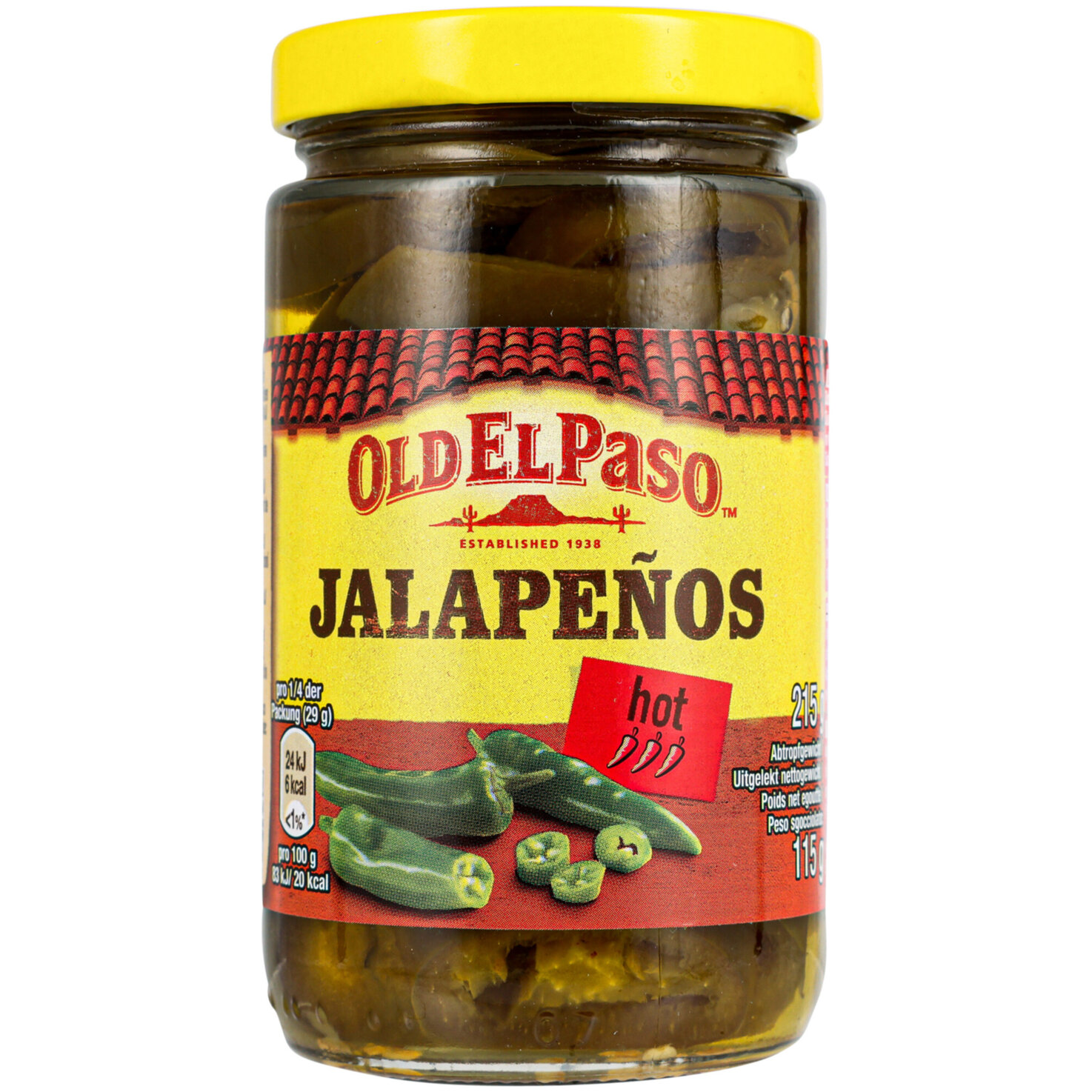 Old El Paso Sliced Jalapenos scharf