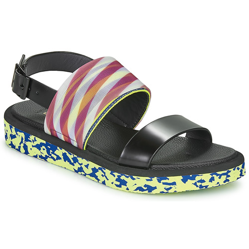 United nude - OP SANDAL LO - Noir / Jaune