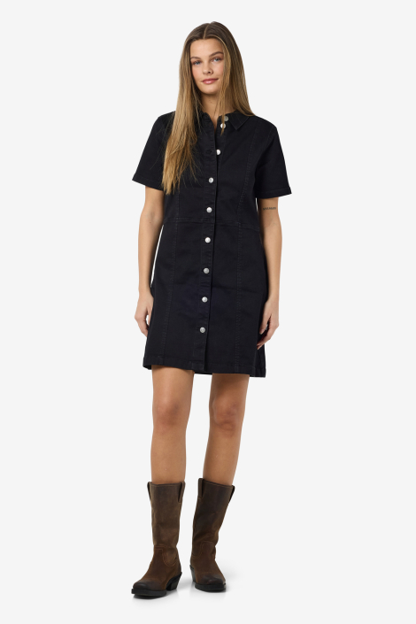 Noisy may zwarte dames jurk