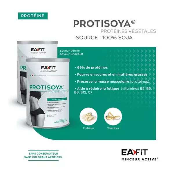 Proteína vegetal Eafit Protisoya sabor chocolate 320g