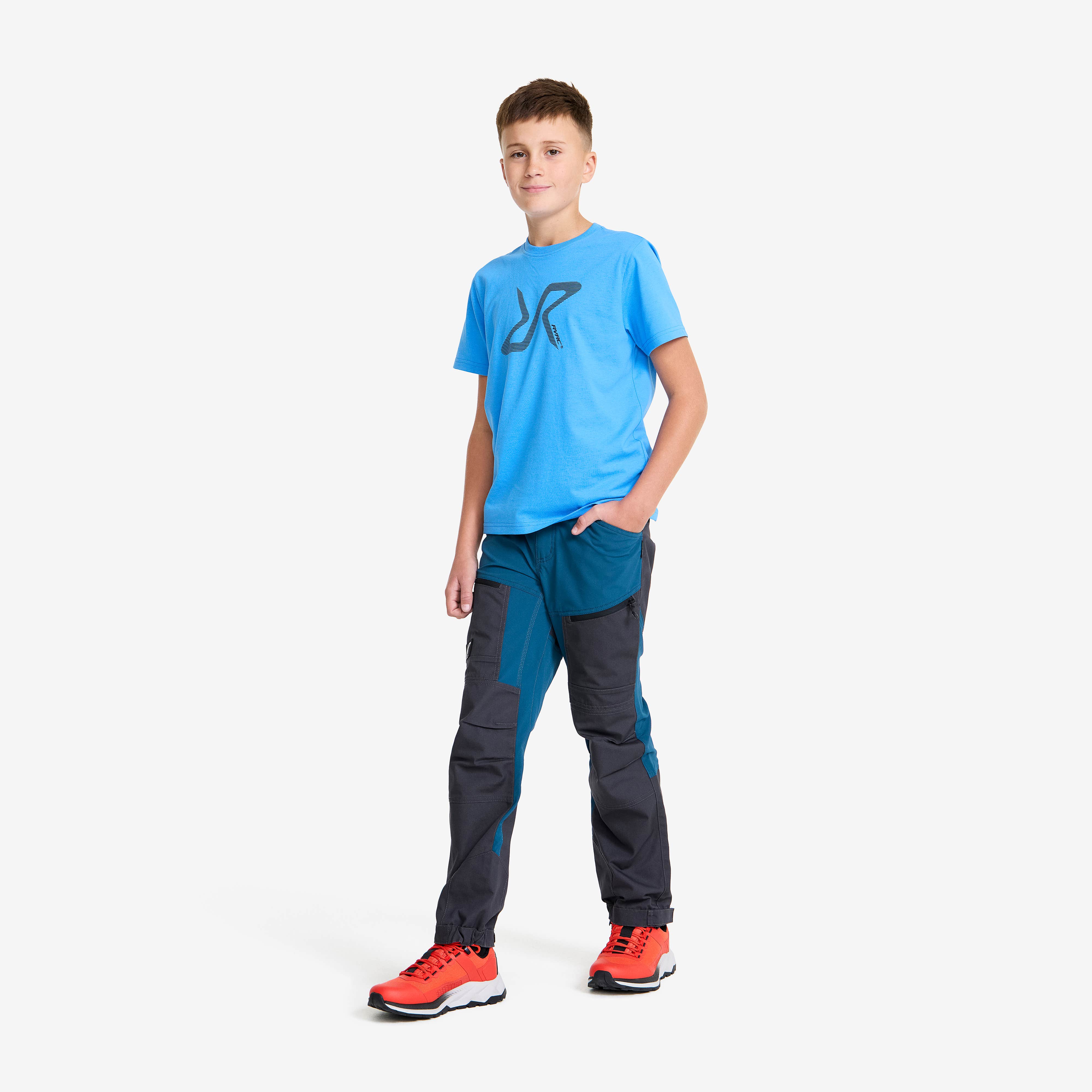 Easy Graphic Logo T-shirt Teens Azure Blue