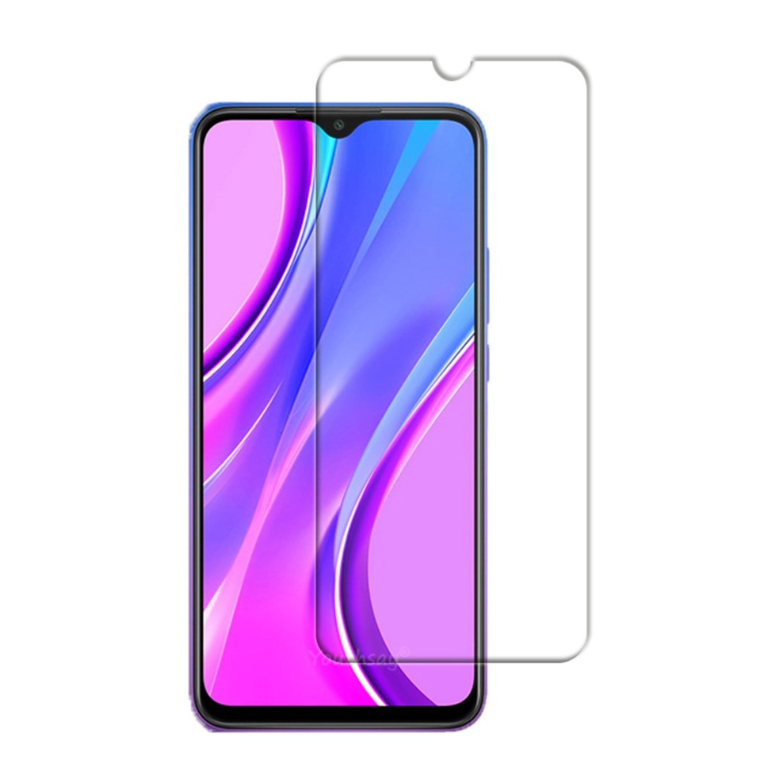 Xiaomi Redmi 9 Panzerfolie Glas Schutzglas Hartglas Schutzfolie Display 9H