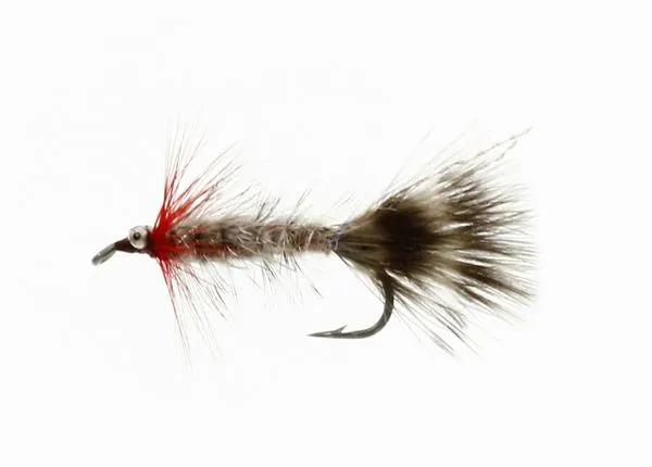 Unique Flies Grå Frede Uv #4 Grey/red