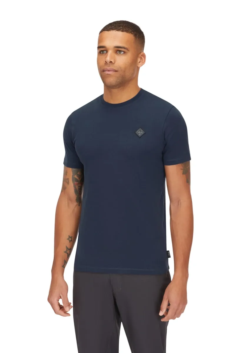 Rab Basecamp Logo Badge Tee Tempest Blue