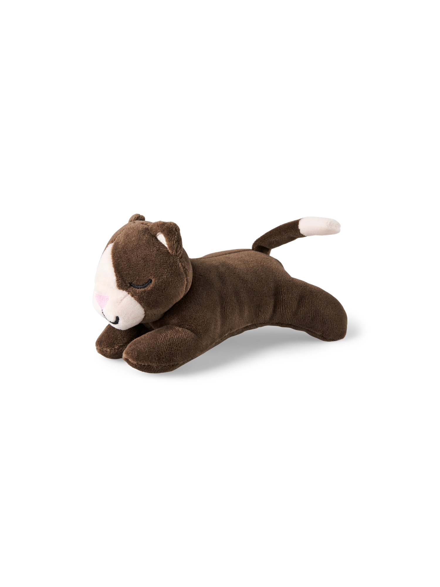 Kattebamse | Polyester. 18 cm. | Brown