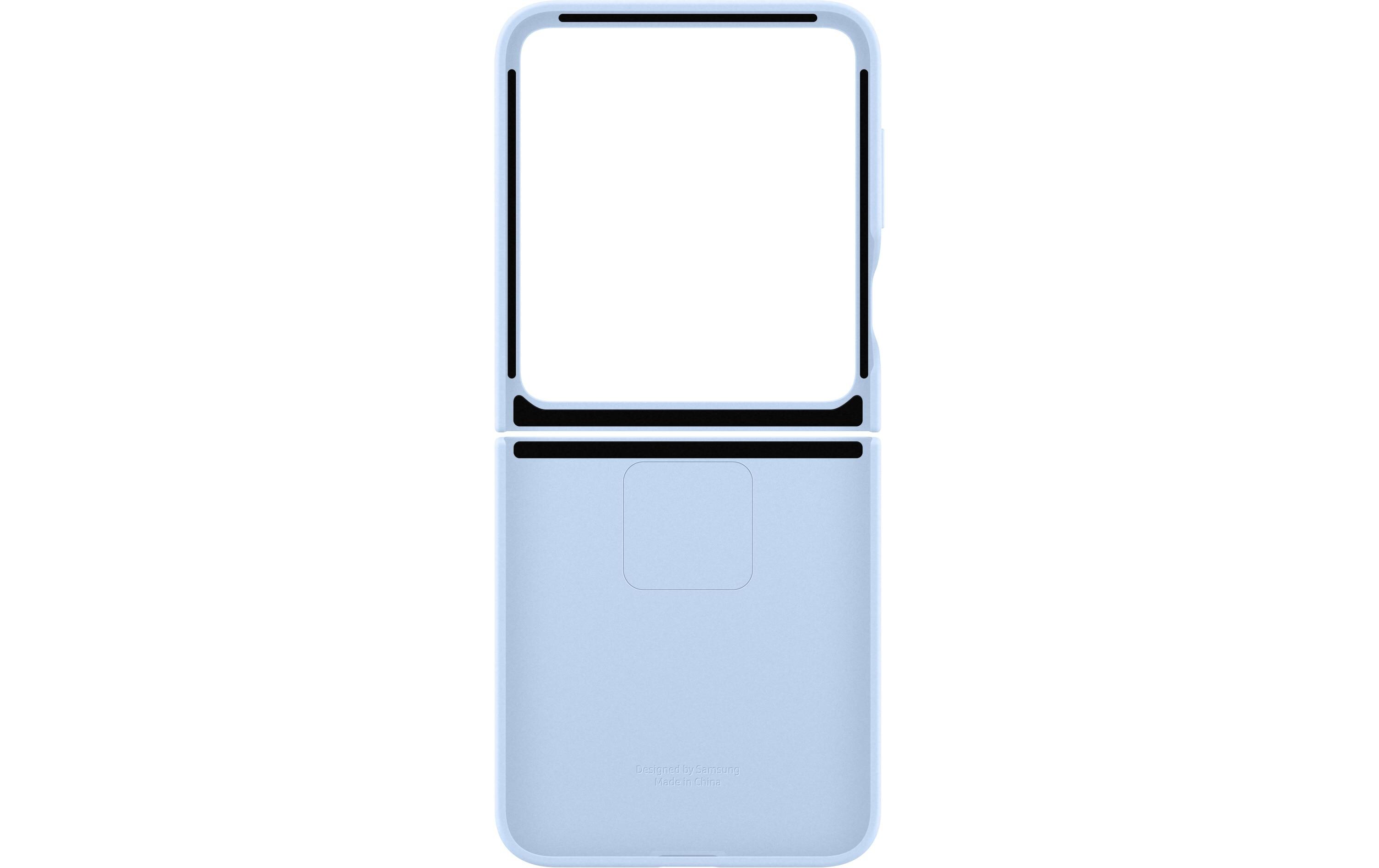 Back Cover Silicone Galaxy Z Flip6 BlueSchutzhülle für das Samsung Galaxy Z Flip6