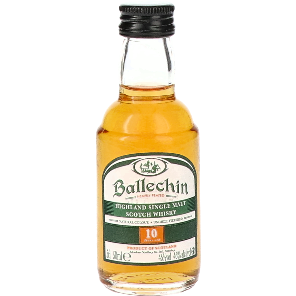 Ballechin 10 Years Heavily Peated Mini 5 cl