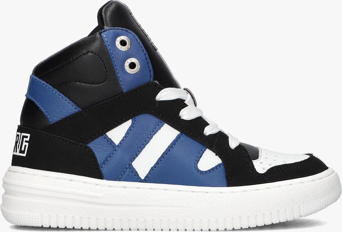RED-RAG blauwe red-rag hoge sneaker 13785