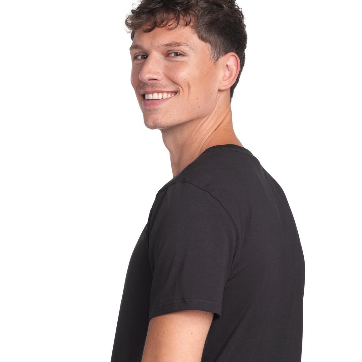 VanVaan 2 Herren T-Shirts mit Rundhalsausschnitt schwarz