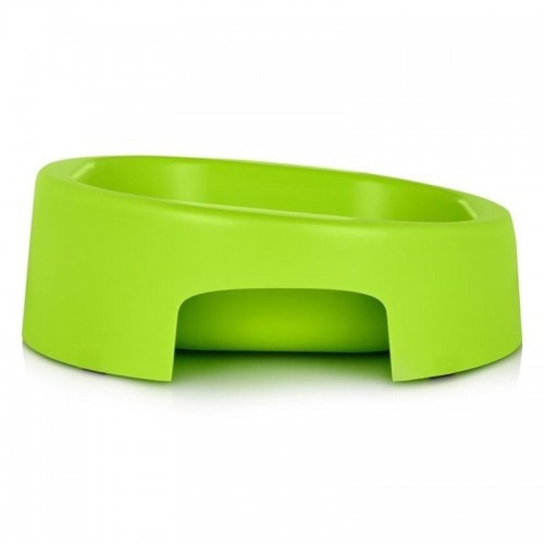 Tigela antibacteriana Hero Hownd para cães, verde