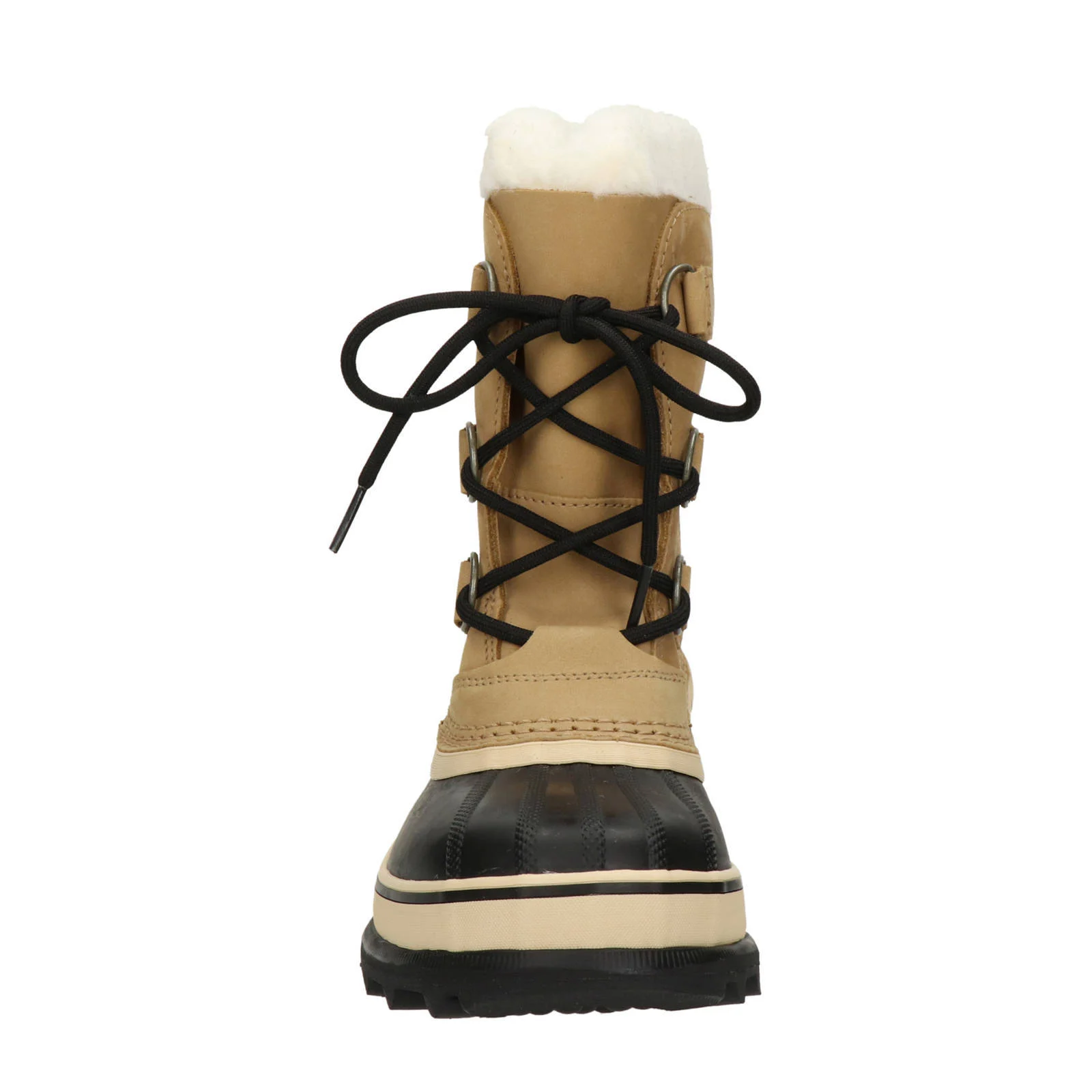 Sorel nubuckleren snowboots beige