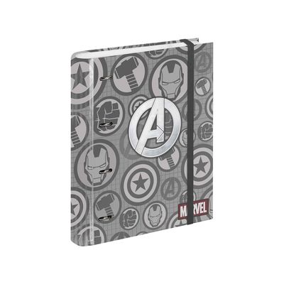 Avengers Assault - Classeur à anneaux avec élastique - A4 - 50 feuilles incluses - Karactermania