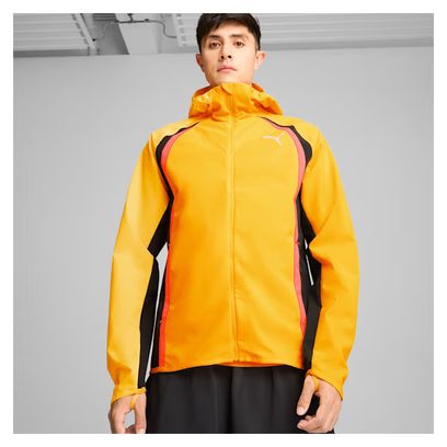 Veste imperméable Puma Run Orange / Rose Homme