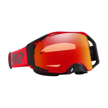 Masque cross Oakley AIRBRAKE MX MOTO RED ECRAN IRIDIUM 2024 - Rouge / Orange