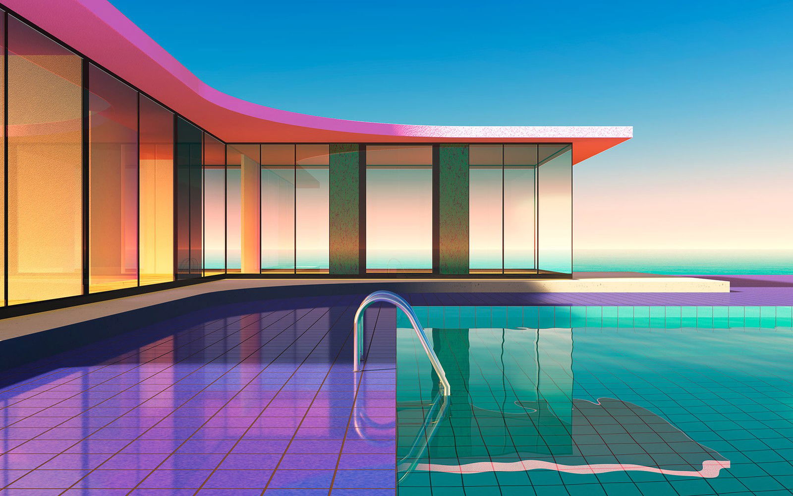 Pool 63 by Carl Miller - Limited Edition. Edition of: 150. Signed.